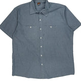Big Ben Short Sleeve Shirt - XL Blue Cotton