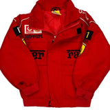 Kids Ferrari Graphic Bomber Jacket - Small Red Polyester
