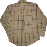 Chaps Ralph Lauren Checked Shirt - Large Beige Cotton