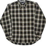 Tommy Hilfiger Checked Shirt - Large Black Cotton