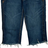 True Religion Denim Shorts - 30W US 4 Blue Denim