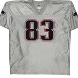 New England Patriots N.F.L. Team Apparel Nfl Jersey - 2XL Grey Polyester