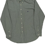 Classic Fit Ralph Lauren Checked Shirt - XL Green Cotton