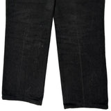 516 Levis Slim Fit Jeans - 33W 30L Black Cotton