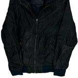 Tommy Hilfiger Leather Jacket - Medium Black Leather