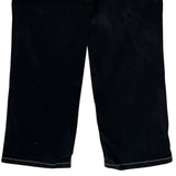 Dickies Contrast Stitch Carpenter Trousers - 30W UK 10 Black Cotton