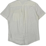 Tommy Hilfiger Short Sleeve Shirt - Large White Cotton