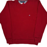 Tommy Hilfiger Sweater - Medium Red Cotton