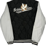 Golden Time Unbranded Varsity Jacket - Large White Polyester
