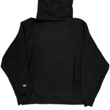 Reverse Weave Champion Hoodie - Large Black Cotton