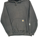 Carhartt Hoodie - Large Gray Cotton Blend