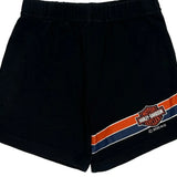 Age 4 Harley Davidson Graphic Shorts - XS Black Cotton Blend