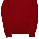Polo By Ralph Lauren 1/4 Zip - Large Red Cotton