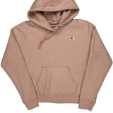 Reverse Weave Champion Hoodie - Small Pink Cotton