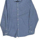 Tommy Hilfiger Checked Shirt - Medium Blue Cotton