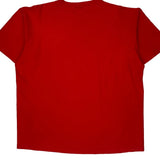 Blank Oneita Single Stitch T-Shirt - XL Red Cotton