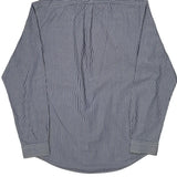 Polo By Ralph Lauren Slim Fit Shirt - Large Blue Cotton