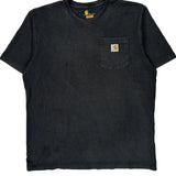 Carhartt T-Shirt - Large Black Cotton