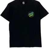 Skateboarding Santa Cruz T-Shirt - Small Black Cotton