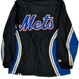 Age 8 Mets Majestic Windbreaker - Small Black Polyester
