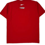 Wisconsin Soccer Camp Reebok Single Stitch T-Shirt - XL Red Cotton