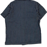 Age 2 Disney Striped Short Sleeve Shirt - 3XS Blue Cotton