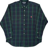 Tilden Ralph Lauren Checked Shirt - 2XL Green Cotton