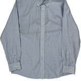 Tommy Hilfiger Striped Shirt - Large Blue Cotton