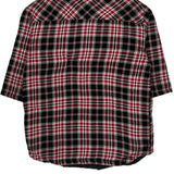 Dickies Checked Flannel Shirt - Medium Black Cotton