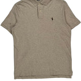 Polo By Ralph Lauren Polo Shirt - Medium Beige Cotton