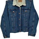 Levis Sherpa Lined Denim Jacket - XL Blue Denim