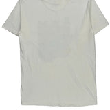 Single Stitch Italy Unbranded Graphic T-Shirt - Medium White Cotton