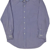 Polo By Ralph Lauren Checked Shirt - Large Blue Cotton