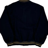 Yarra Trail Varsity Jacket - 2XL Black Wool Blend