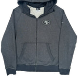 San Francisco 49Ers Nike Nfl Hoodie - XL Gray Cotton Blend
