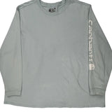 Carhartt Long Sleeve T-Shirt - 2XL Gray Cotton