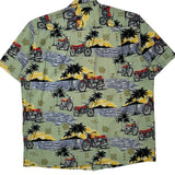 Motorcycle Unbranded Graphic Hawaiian Shirt - XL Multicoloured Cotton