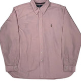 Ralph Lauren Shirt - 2XL Pink Cotton