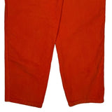Yes Carpenter Pants - 30W 28L Orange Cotton