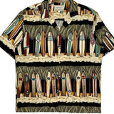 Kalaheo Graphic Hawaiian Shirt - Large Multicoloured Cotton