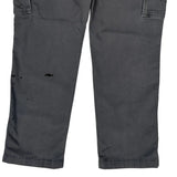 Carhartt Cargo Trousers - 34W 30L Grey Cotton