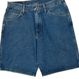 Wrangler Denim Shorts - 33W 9L Blue Cotton