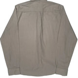 Polo By Ralph Lauren Slim Fit Shirt - Large Grey Cotton