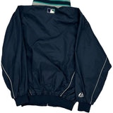 Mariners Majestic Mlb Baseball Jacket - Medium Navy Polyester