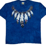 Ragtops Single Stitch T-Shirt - Large Blue Cotton