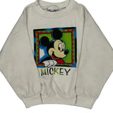 Age 6, Made In USA, Mickey Mouse Disney Cartoon Sweatshirt - Small Multicoloured Cotton