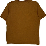 Carhartt T-Shirt - Large Brown Cotton