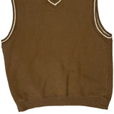 Chase Authentics Sweater Vest - Medium Brown Cotton