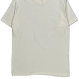 90S Blank Towncraft T-Shirt - Medium White Cotton