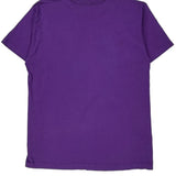 Blank Fruit Of The Loom Single Stitch T-Shirt - XL Purple Cotton